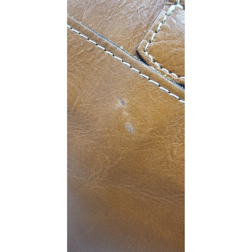 Patricia Nash Venezia Smooth Heritage Brown Crossbody Saddle Purse - Picture 4 of 16
